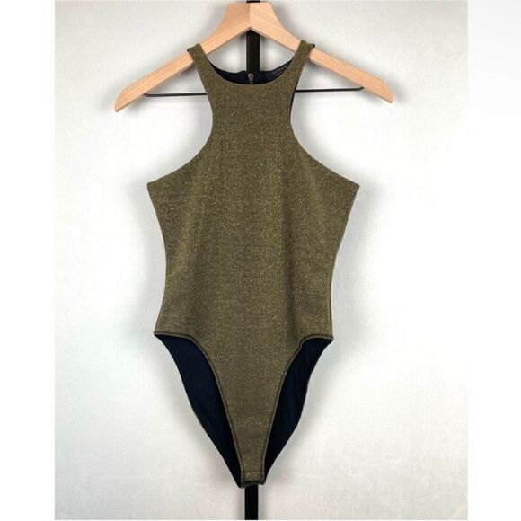 All Saints NWT Norma Bodysuit in Gold
Sparkle Size 10 - Picture 13 of 16